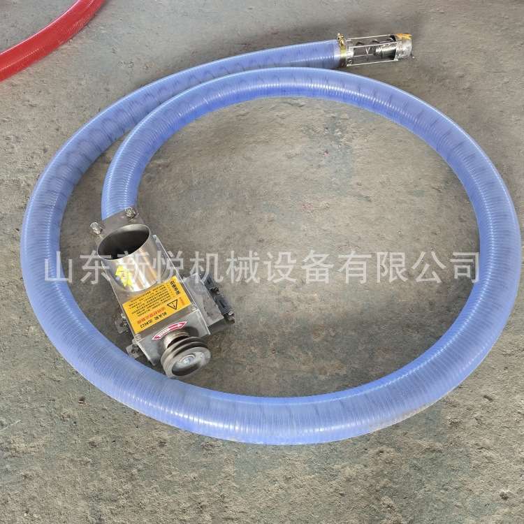 小型软管农用抽粮机 160直径塑料颗粒吸料机 软绞龙25米吸沙机