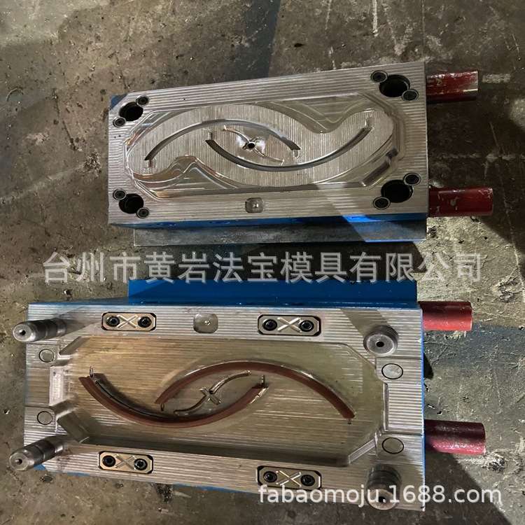 新款小尺寸藤条圆形塑料篮子盖子模具 收纳筐注塑模具