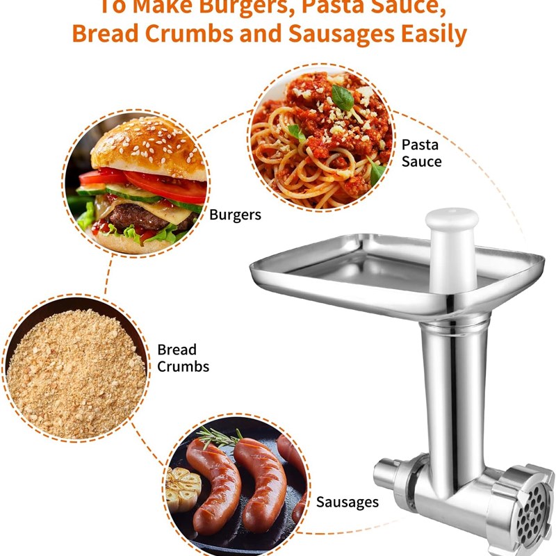 适用于厨师机凯伍德铝合金绞肉G灌肠斯麦格压面配件工具