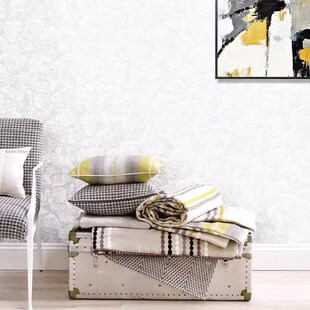 现代简约墙纸自粘防水防潮加厚C刷水壁纸环保无甲醛卧室客厅