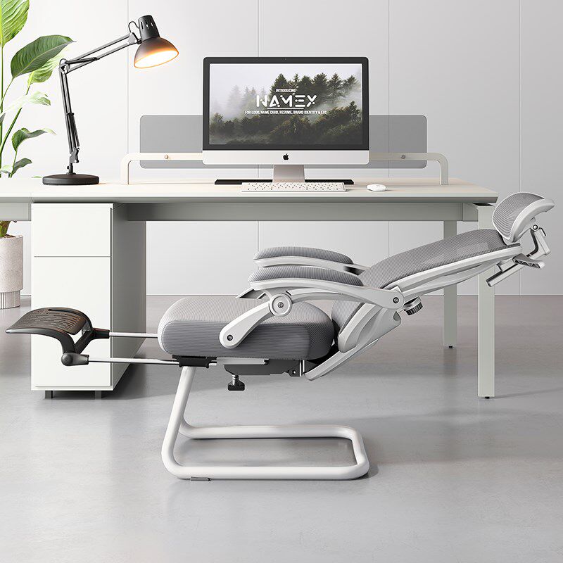 办公椅午睡两用可躺平办公室座椅人体工学椅子家用舒适久坐电脑椅