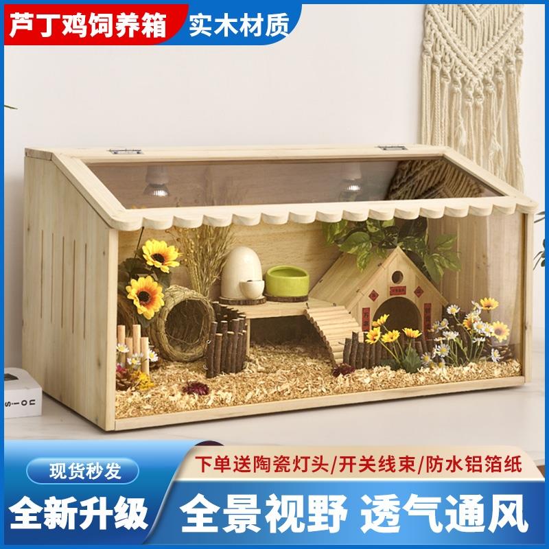芦丁鸡饲养箱箱幼鸡保温箱小鸡笼子全套卢丁鸡恒温专用窝通风春夏