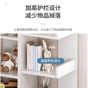 KOKE8书架置物墙架地落家用靠易展示架卧室简收纳架子多层学生小