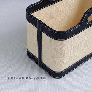 中古风轻奢收纳篮洗衣篮家用收纳筐浴室污衣篮脏衣篓多功能收纳盒