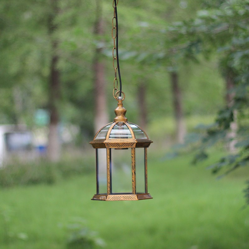 户外吊灯防水庭院凉亭阳光房走廊新中式花园别墅大门W口过道葡萄