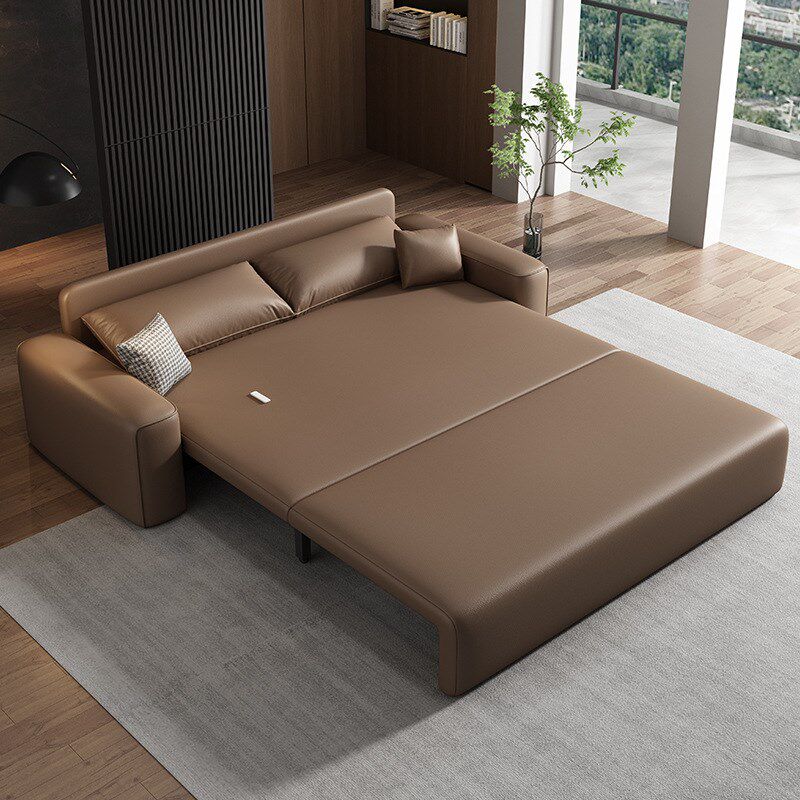 智能电动沙发床两用多功能客厅小户型轻奢全自动单双人可折叠沙发