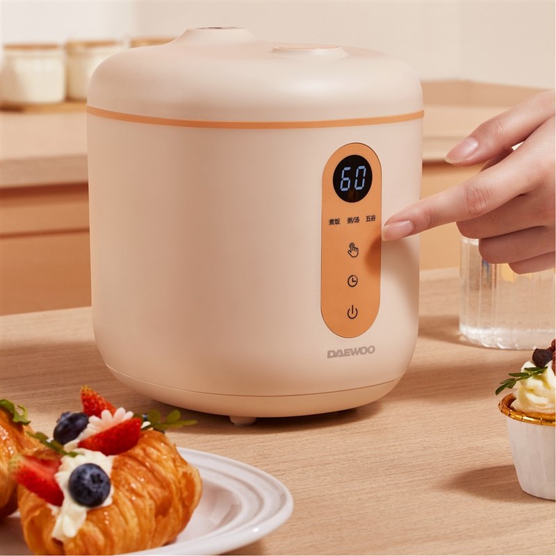 daewoo韩国大宇迷你电t饭煲婴儿宝宝煮粥1一2人杂粮多功能小电饭