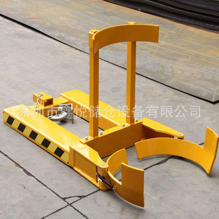 DG400800抱箍式叉车自动抱桶器油桶搬运双油桶夹具抓桶器