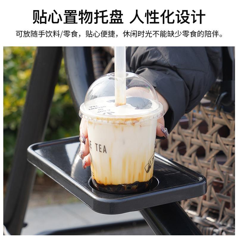 双人院花园室外庭家用秋千吊JGI椅户外别铁艺墅花园阳台庭摇院椅
