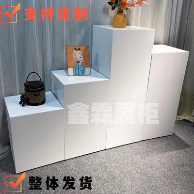 立柱展示台地台展示模特底座烤展台服装柜陈店桌麦太保漆子列柜展