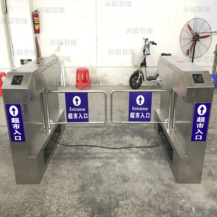 桥式超市感应单向摆闸门