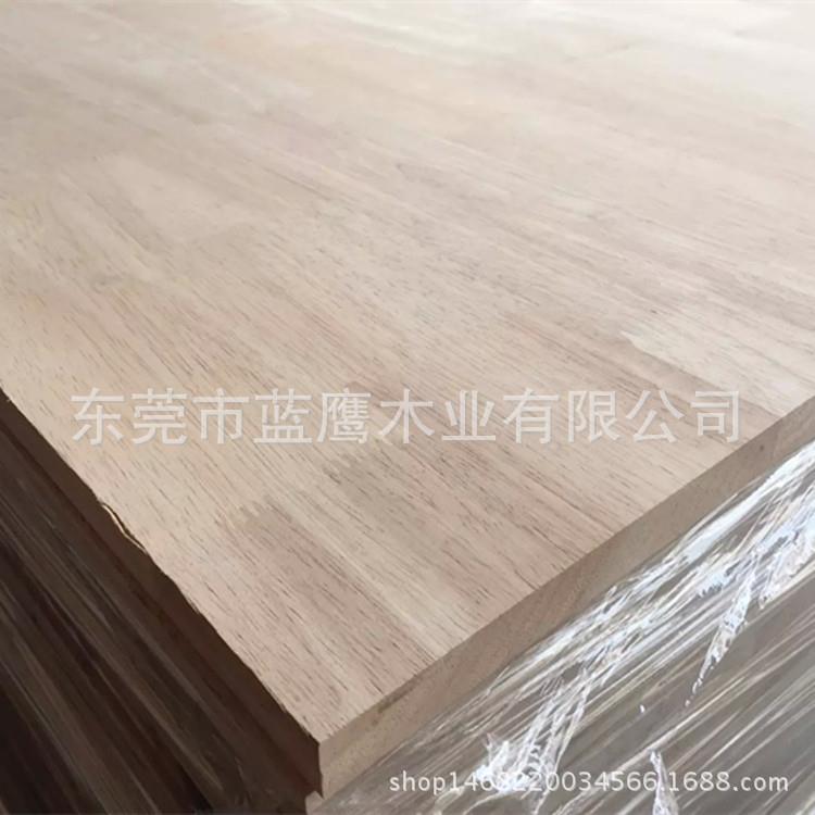 厂家直齿销橡胶木油指接PYX板实木实木桌面板订制过板定做暗指接