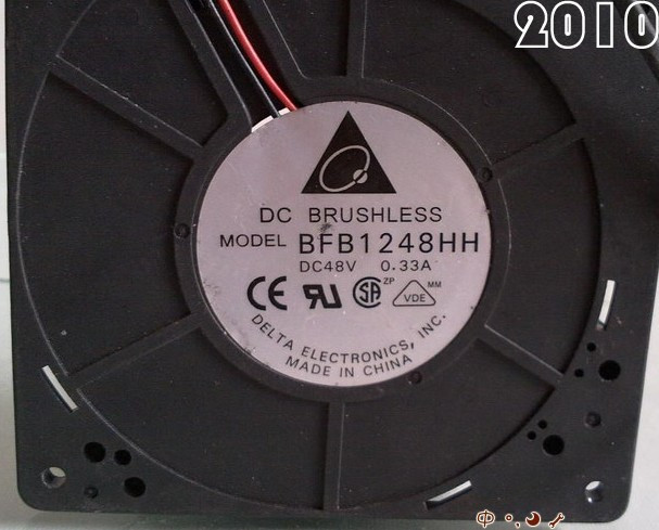台达12cm涡轮滚珠风扇48V