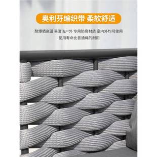 户外桌椅休闲别庭藤编桌椅合室外墅花园露咨询客服台伸缩餐桌阳院