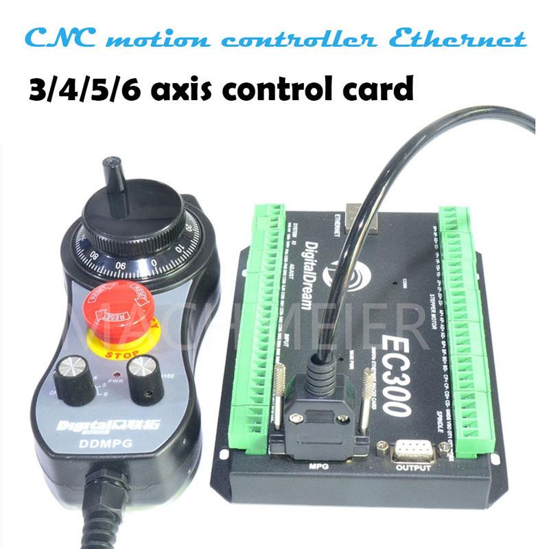 马EC制300新款以太网赫3控卡CN运动控制器C460khz3/EC300T3+4/5/6