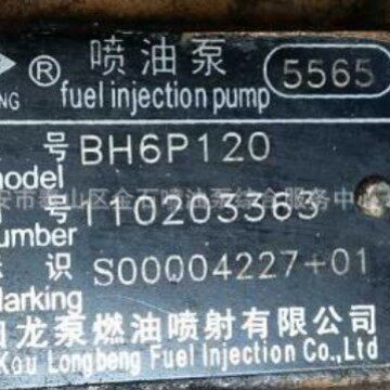 喷油泵总成BH6P120 上柴D6114配套 S00004227+01 龙口BP5565油泵