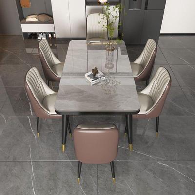 一套桌轻奢桌子饭椅子租出租屋椅吃组合SZE岩板餐桌风餐家用小户