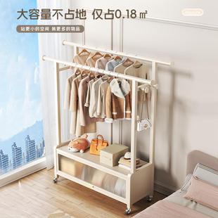 挂衣架儿童房成人衣物收纳卧室出租屋储物式 简易家用衣柜式 衣帽架