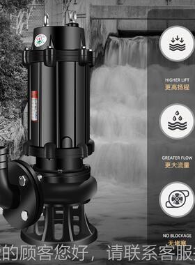 大功排污泵 100WQ120率-50-37DWMk量w自动控大流污水制防汛潜污泵