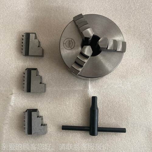 J068车床用00K11-100/MMC21通孔三爪卡盘WM210V车床125MM81MM三爪