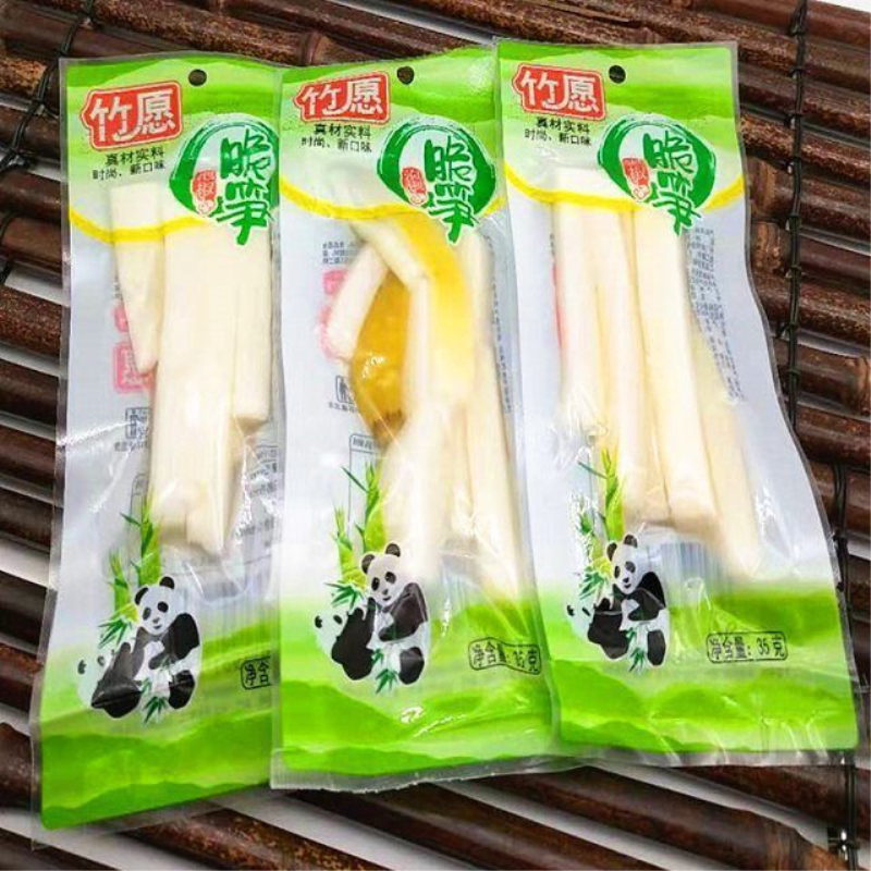 竹愿泡椒脆笋 四川特产零食鲜嫩脆竹笋片办公室休闲小吃开袋即食