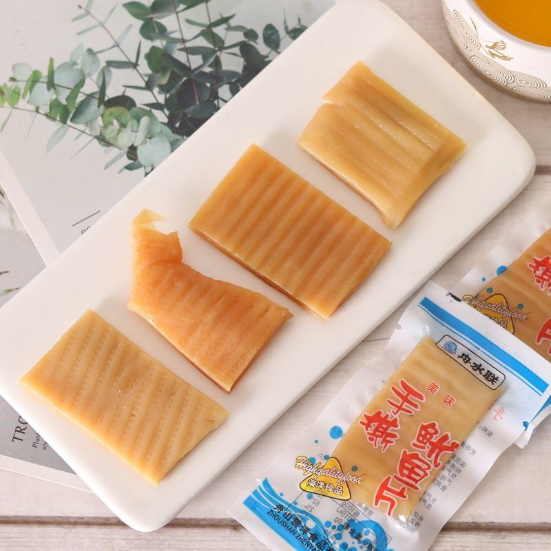 正宗舟水联手撕鱿鱼片袋装即食舟山特产海鲜零食休闲小吃烤鱼片干