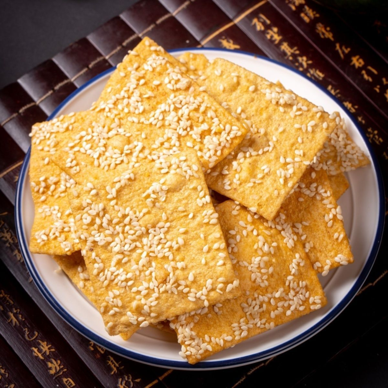 南岳衡山芝麻红薯片 湖南香酥脆地瓜干老式当地饭店饭前小吃
