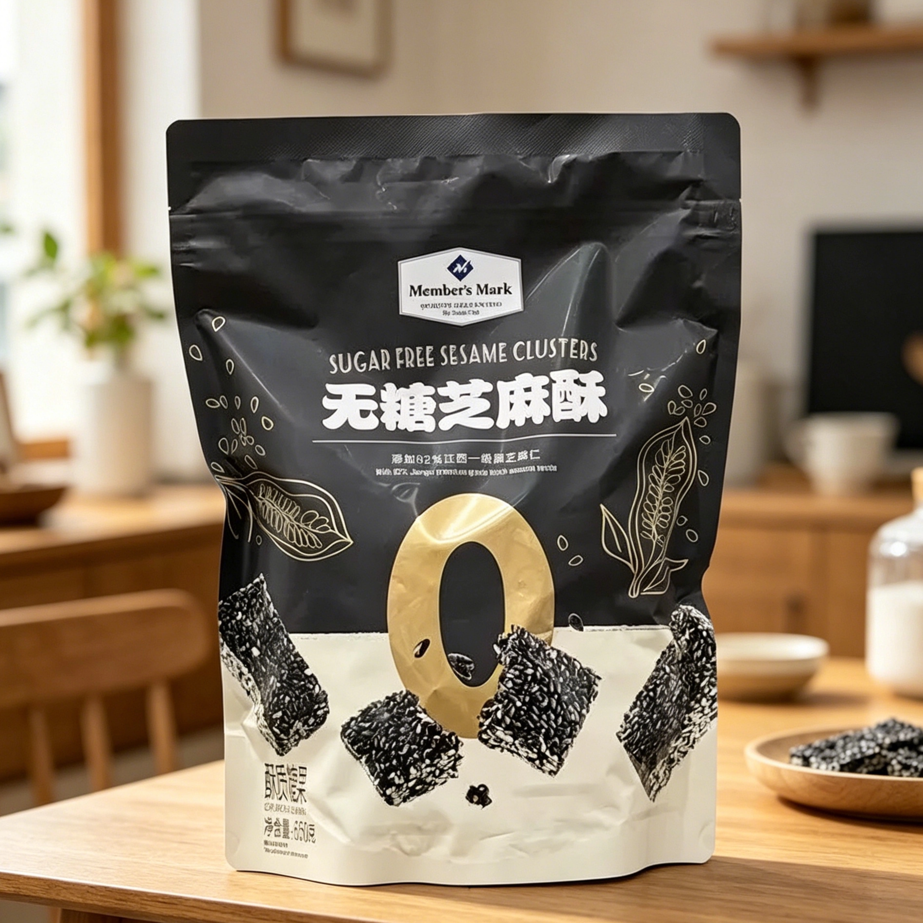 山姆无糖芝麻酥清甜不腻自然香独立小包装便捷会员代购官方旗舰店