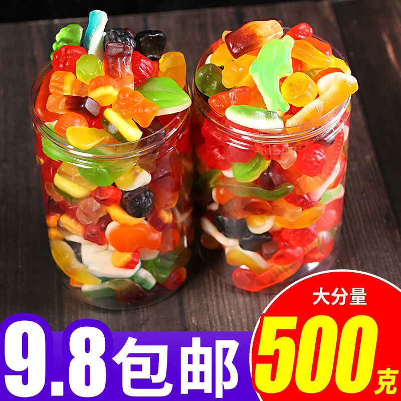 软糖qq糖橡皮糖混装糖果批发多种混合六一儿童小零食解馋学生上课