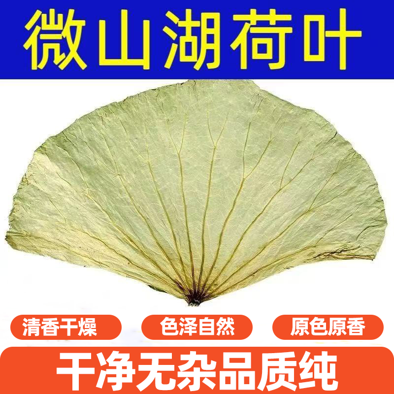 微山湖干荷叶整齐匀称淡雅清幽香气持久整张荷叶鸡荷叶茶新鲜大张