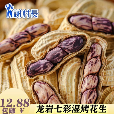 谢村长2025新货云南七彩花生大颗粒饱满水煮咸香酥脆龙岩湿烤花生