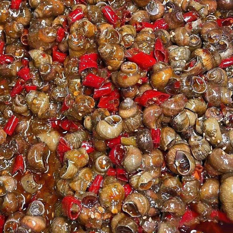 麻辣田螺开袋即食香辣螺蛳螺丝零食新鲜肉口味嗦螺批发熟食新鲜