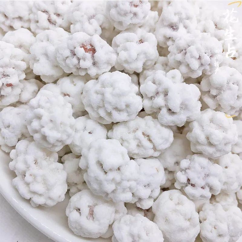 糖衣花生占雪糖花生米糖霜花生雪衣花生四川特产休闲零食儿时怀旧