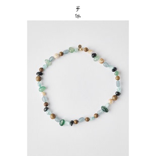 ZIXIU子休沉香·项链 露珠/莺歌绿奇沉香/绿玛瑙/蓝虎眼/海纹石
