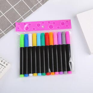 LED灯板荧光笔儿童学生PU皮画板液体粉笔厂家 擦拭无痕水粉笔