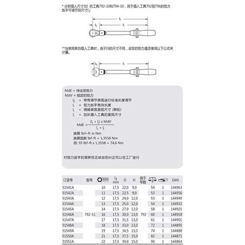 德国Heyco 51541A/2/3/4/5/6/7/8/9/51550A/51 开口梅花扳手头