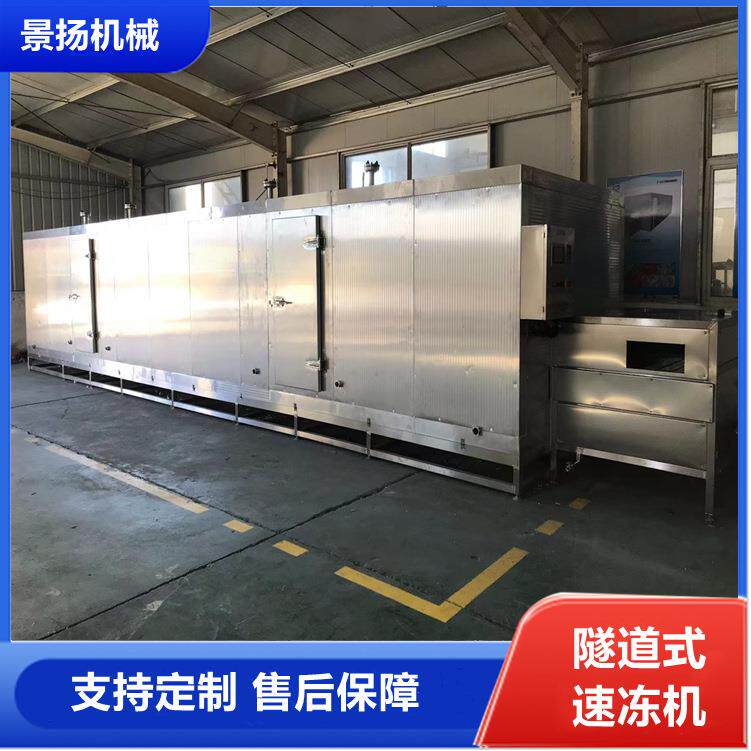 肉串丸子隧道式速冻机 商用大型生耗冷冻设备 海参速冻流水线