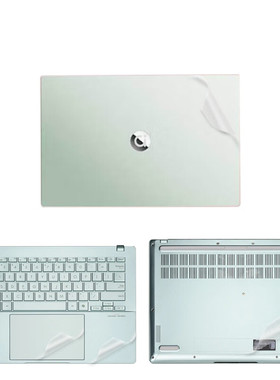 适用14英寸2025款华硕 a豆14 Air 悦享版AI外壳膜M3407ADOL笔记本电脑纯色透明磨砂保护膜全套贴纸