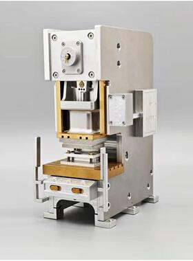 冲床冲压机模型动态全金属模型电池驱动迷你小冲床摆件CNC加工压