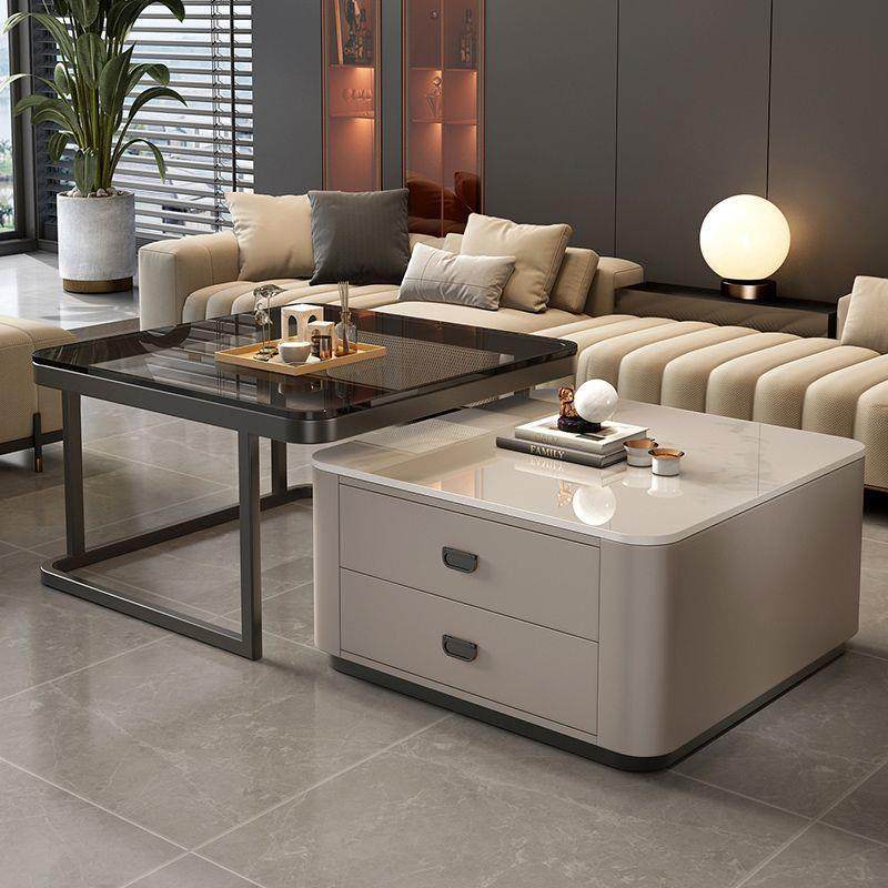 岩板茶几客厅家用简约现代小户型出租屋用小桌子轻奢玻璃方形茶几,鲜花速递/花卉仿真/绿植园艺,割草机/草坪机,淘宝优惠券,粉丝福利购,淘宝优惠卷