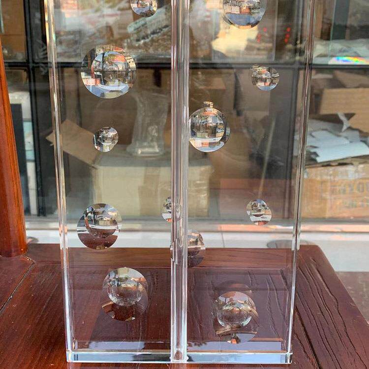 K9台灯灯体水晶灯饰配件 办公室透明玻璃灯饰家居装饰水晶玻璃罩