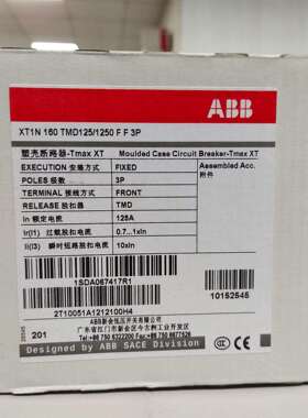 【原装】ABB接触器AX95-30-11-80*220-230V50HZ/230-240V60HZ