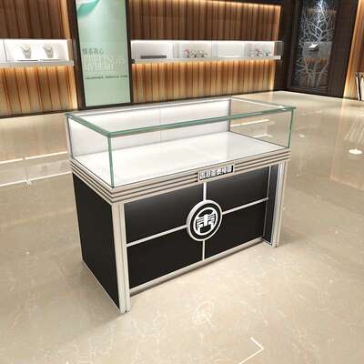 厂家供应 烤漆珠宝展示柜台 精品陈列展柜台 玉器陈列柜
