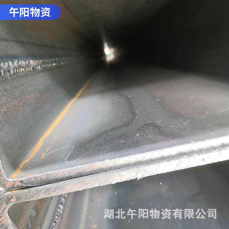 湖北方管厂家现货Q235B矩形管方钢管材镀锌管10*10薄壁扁通方矩管