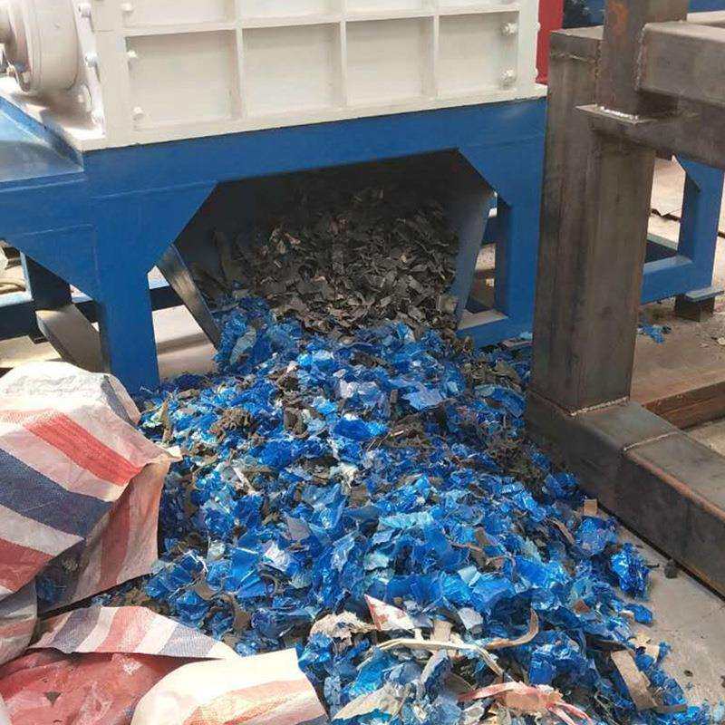 门窗制造铝合金边角料撕碎机大型轮胎撕裂机双轴铝型材撕碎机