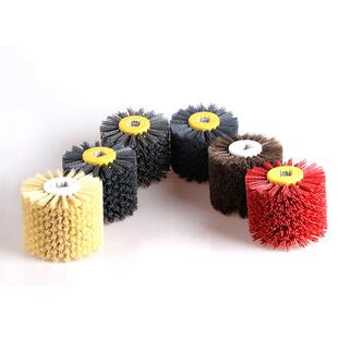 磨料丝拉丝轮仿古纹 木材开放漆木纹还原拉丝轮 磨料丝轮厂家供应