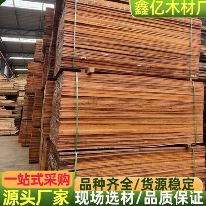 尼奥维大叶红檀原木高档家具工艺用材 进口红檀木料 乐器地板板材