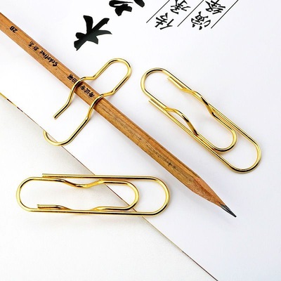 金属爱心自粘式铁笔笔扣笔记本笔插镂空配件创意笔架固定卡笔神器