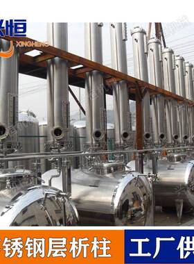 工业用不锈钢层析柱50-2000L不锈钢层析柱阴阳离子交换柱