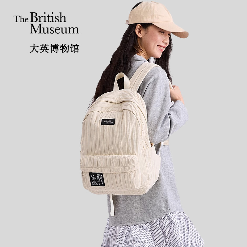 大英博物馆安德森猫休闲轻便背包双肩包学生送闺蜜女生生日礼物